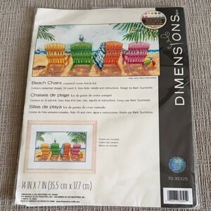 Dimensions CrossStitch “Beach Chairs”